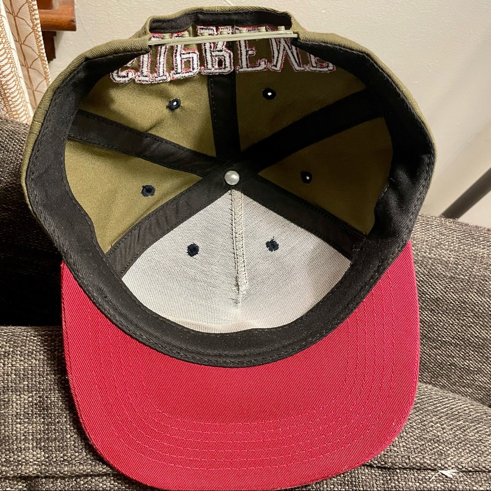 EUC SUPREME arc snapback in olive green & maroon! - Picture 6 of 10